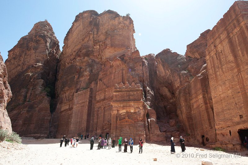 20100412_131034 D3.jpg - Several of the collossal tombs, Petra, Jordan